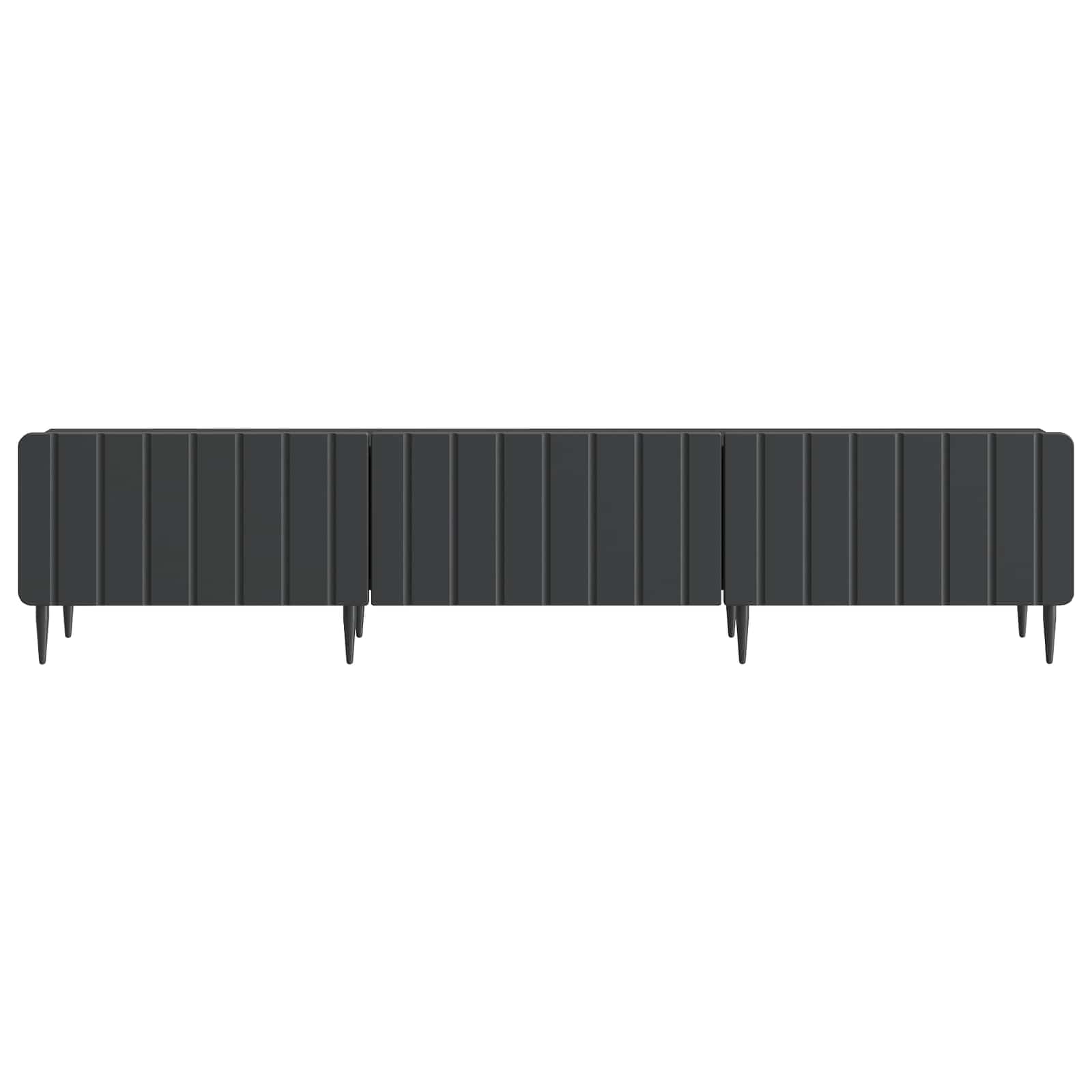 Mobile TV Nero 147 x 34,5 x 32 cm Legno ingegnerizzato | homemem39