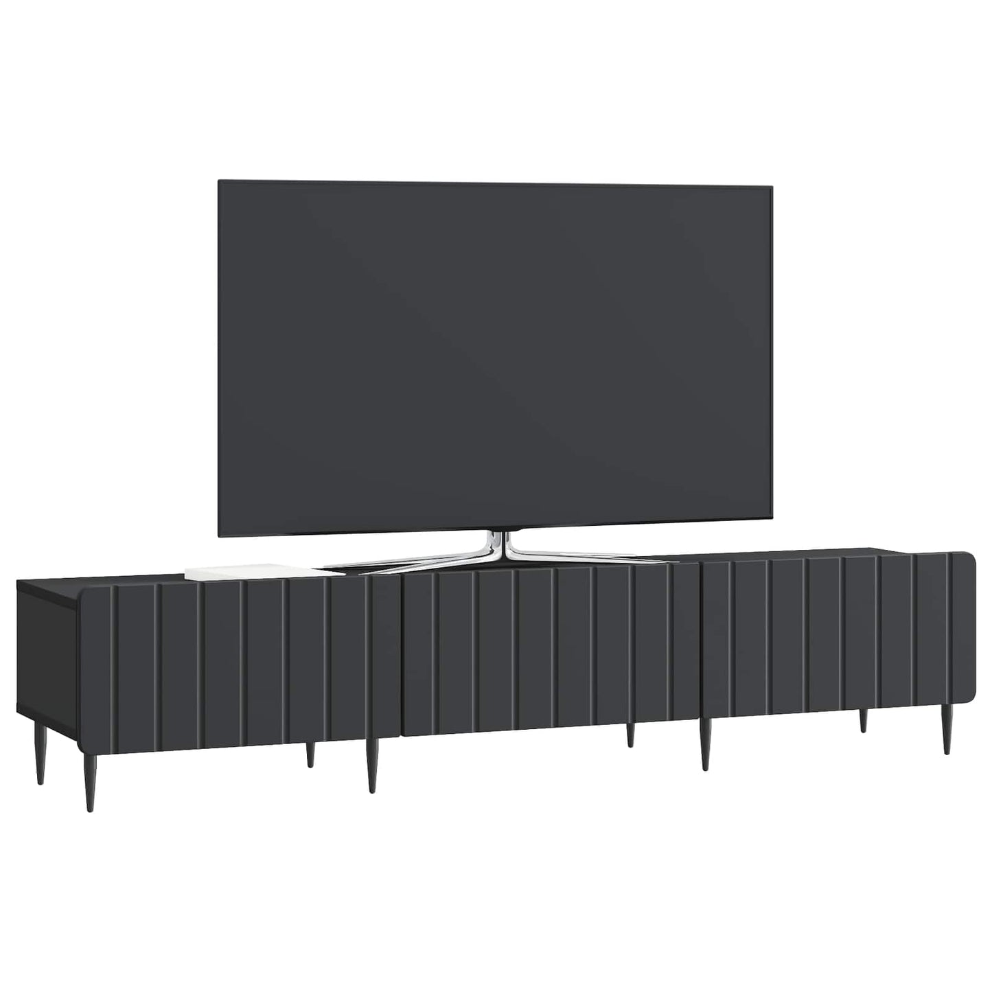 Mobile TV Nero 147 x 34,5 x 32 cm Legno ingegnerizzato | homemem39