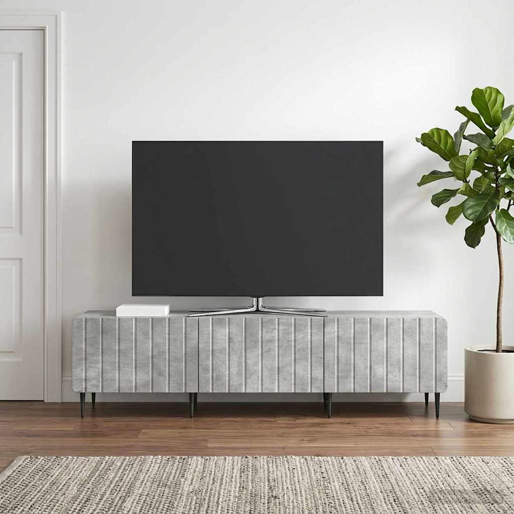 Mobile TV con cassetto Grigio Cemento 147 x 34,5 x 32 cm