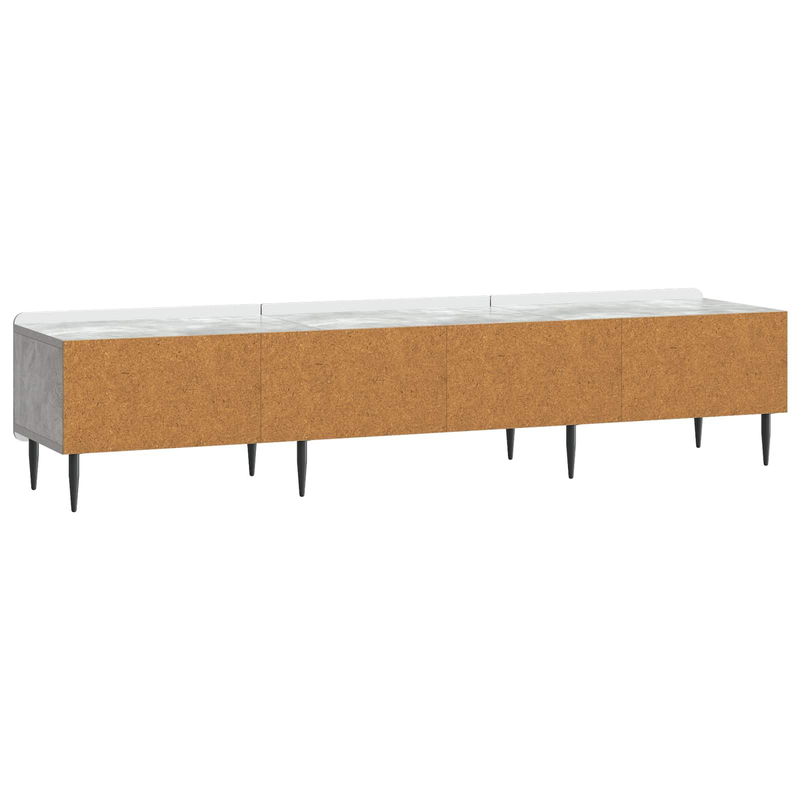 Mobile TV con cassetto Grigio Cemento 147 x 34,5 x 32 cm | homemem39