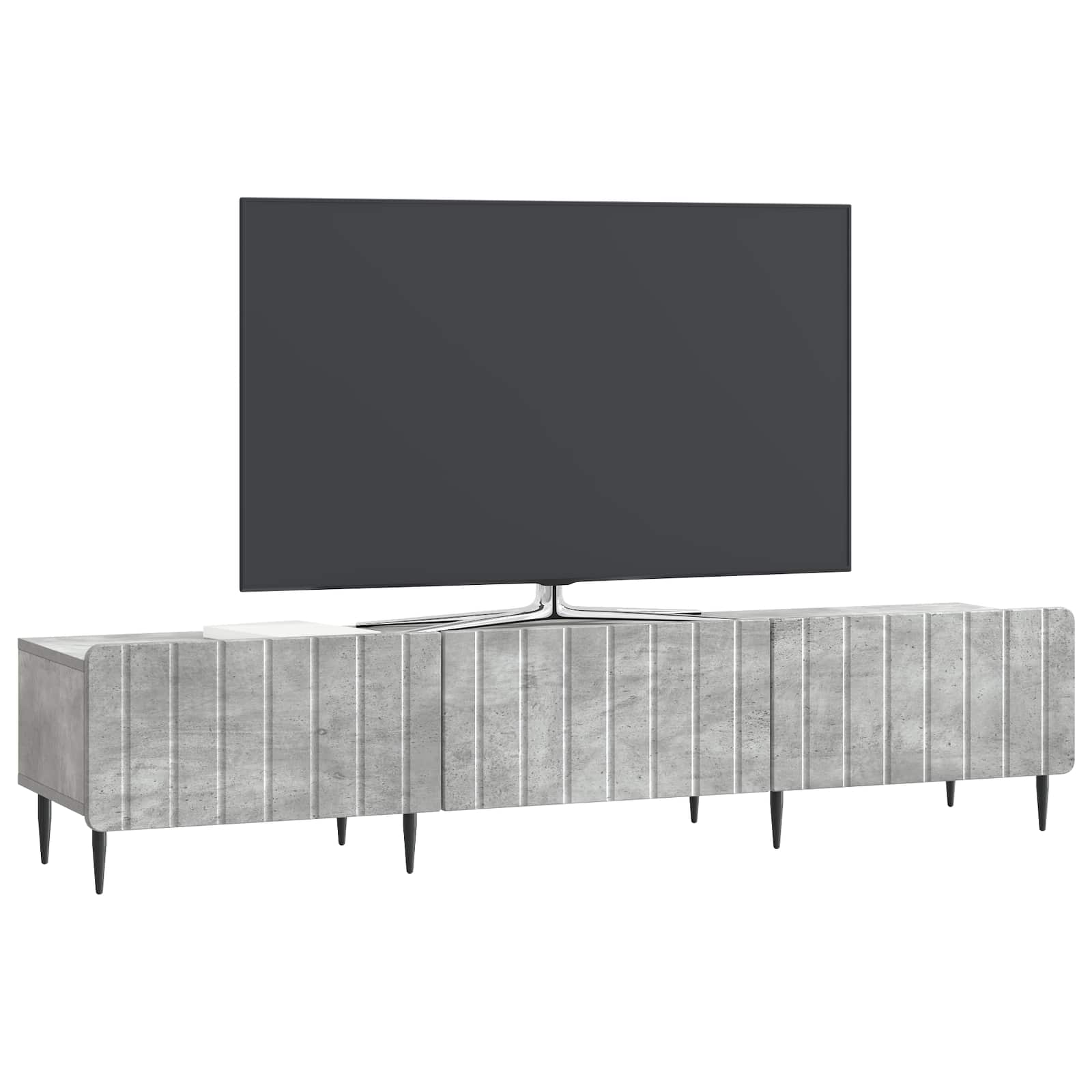 Mobile TV con cassetto Grigio Cemento 147 x 34,5 x 32 cm | homemem39