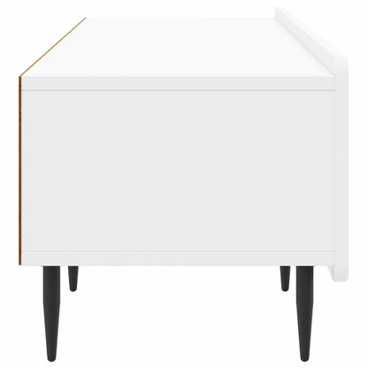 Mobile TV Bianco Lucido 147 x 34,5 x 32 cm Legno ingegnerizzato