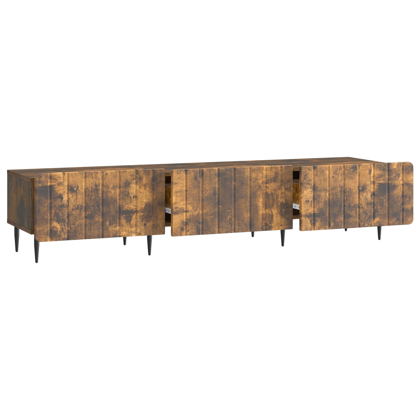 Mobile TV Rovere Fumo 147 x 34,5 x 32 cm Legno ingegnerizzato | homemem39