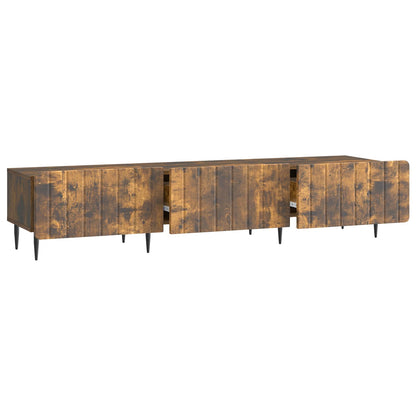 Mobile TV Rovere Fumo 147 x 34,5 x 32 cm Legno ingegnerizzato | homemem39