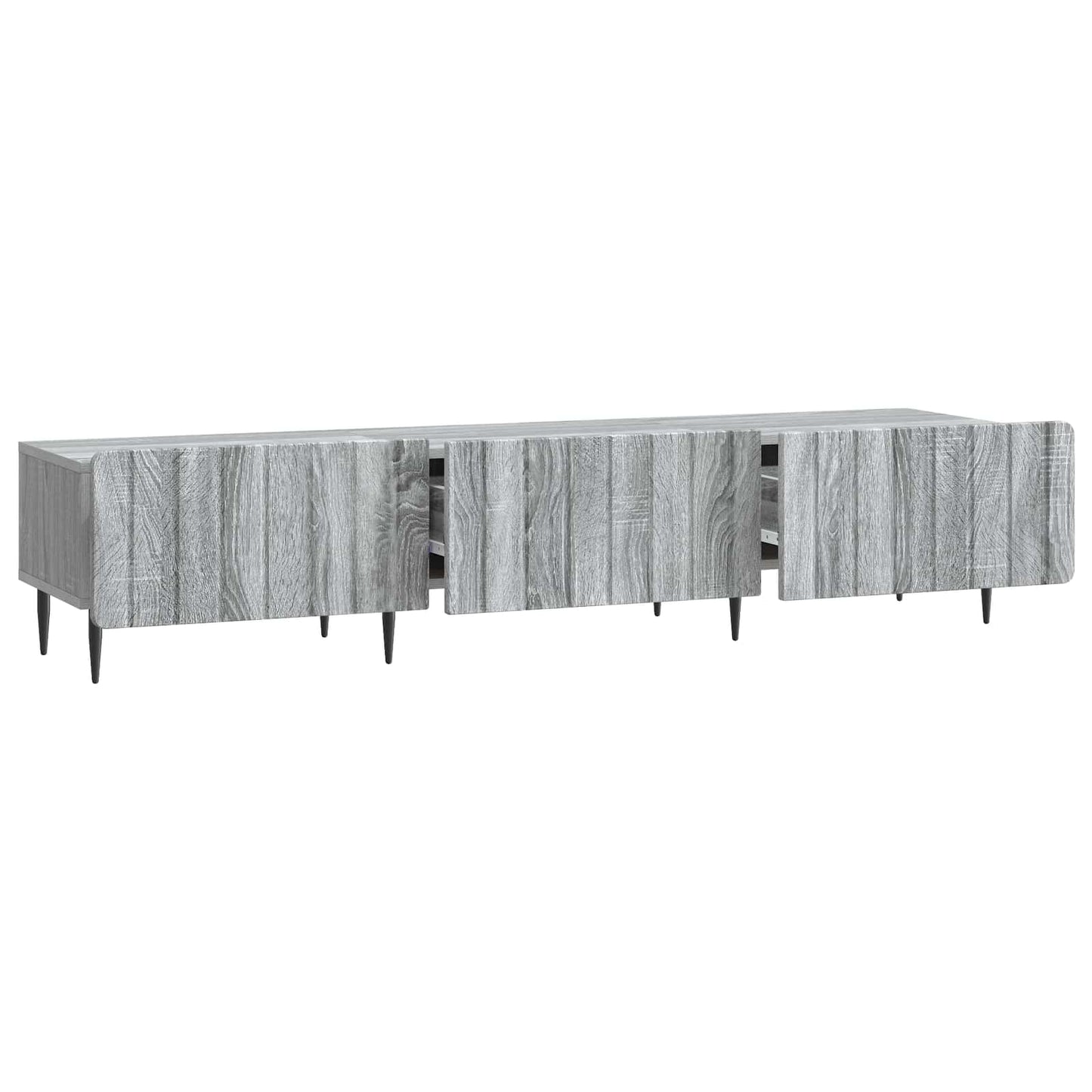 Mobile TV Grigio Sonoma 147 x 34,5 x 32 cm Legno ingegnerizzato