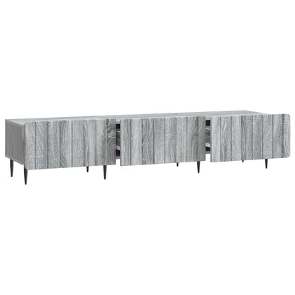 Mobile TV Grigio Sonoma 147 x 34,5 x 32 cm Legno ingegnerizzato