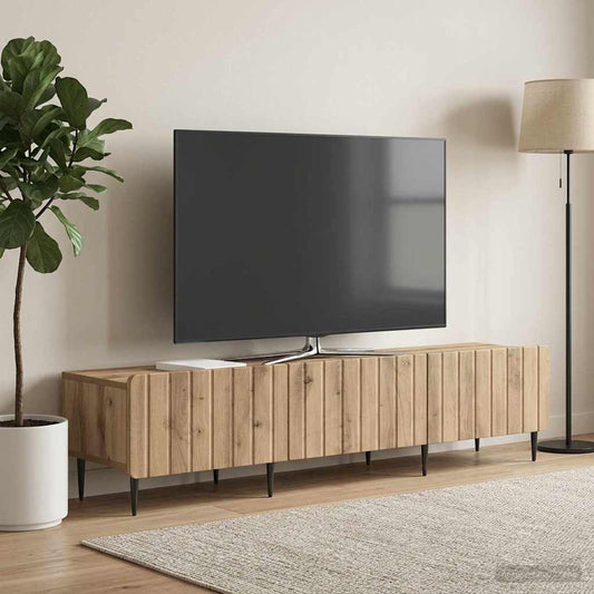 Mobile TV con cassetto Rovere Artigianale 147 x 34,5 x 32 cm