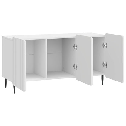 Mobile TV Bianco Lucido 99 x 34,5 x 52 cm Legno ingegnerizzato | homemem39