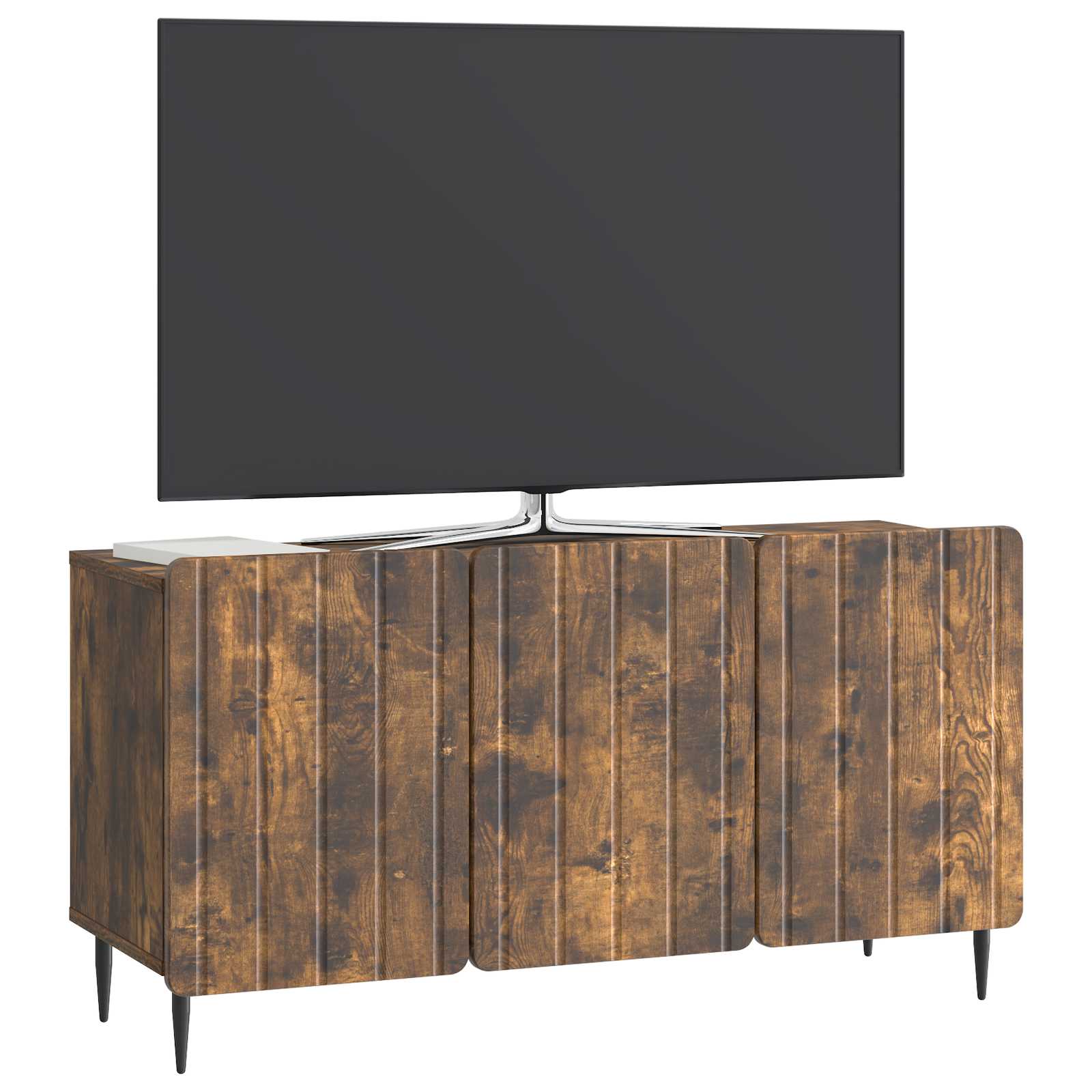 Mobile TV Rovere Fumo 99 x 34,5 x 52 cm Legno ingegnerizzato | homemem39
