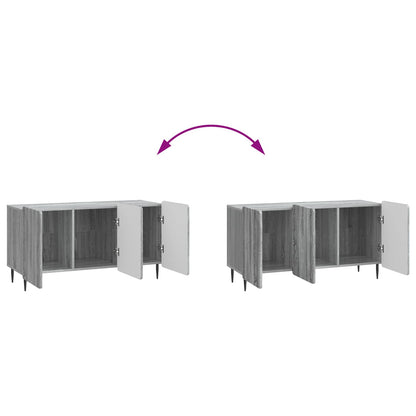 Mobile TV Grigio Sonoma 99 x 34,5 x 52 cm Legno ingegnerizzato | homemem39