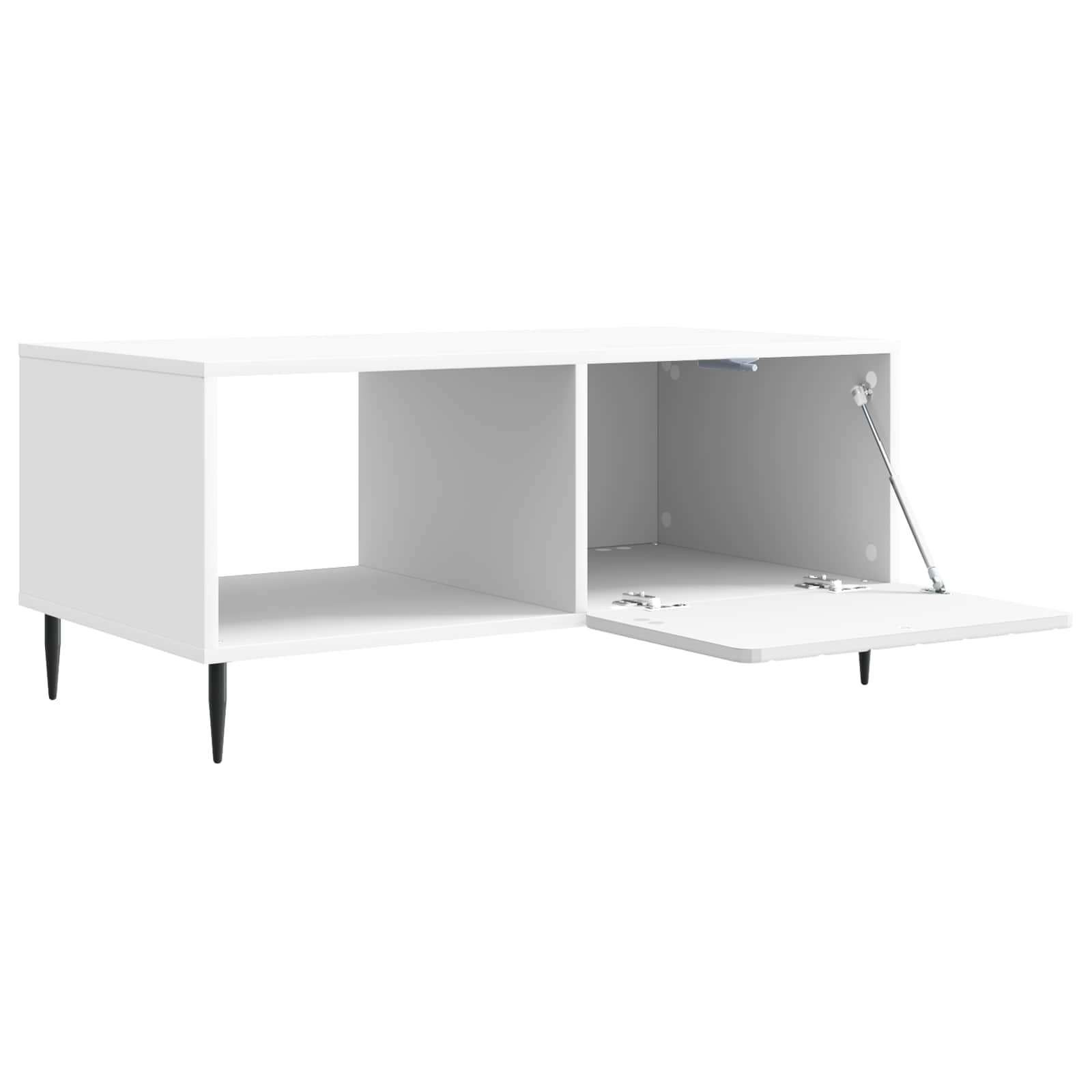 Tavolino da salotto Bianco 90 x 50 x 40 cm Legno ingegnerizzato | homemem39