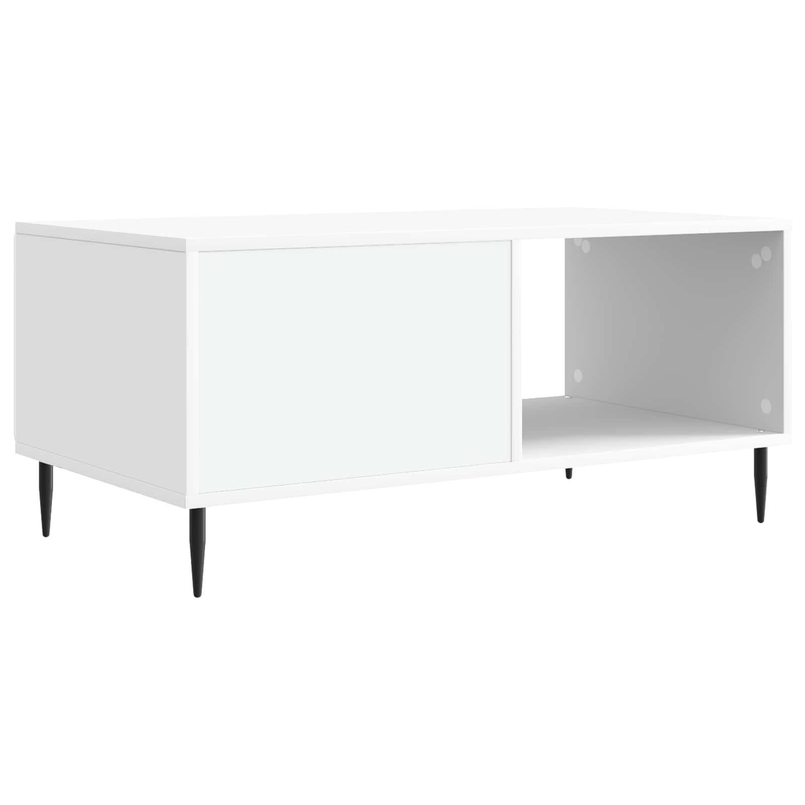 Tavolino da salotto Bianco 90 x 50 x 40 cm Legno ingegnerizzato | homemem39