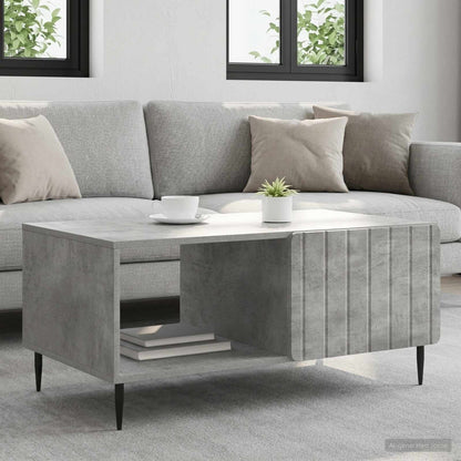 Tavolino da salotto Grigio Cemento 90 x 50 x 40 cm | homemem39
