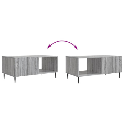 Tavolino da salotto Sonoma grigio 90 x 50 x 40 cm | homemem39