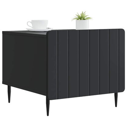 Tavolino da salotto Nero 49 x 50 x 42 cm Legno ingegnerizzato | homemem39
