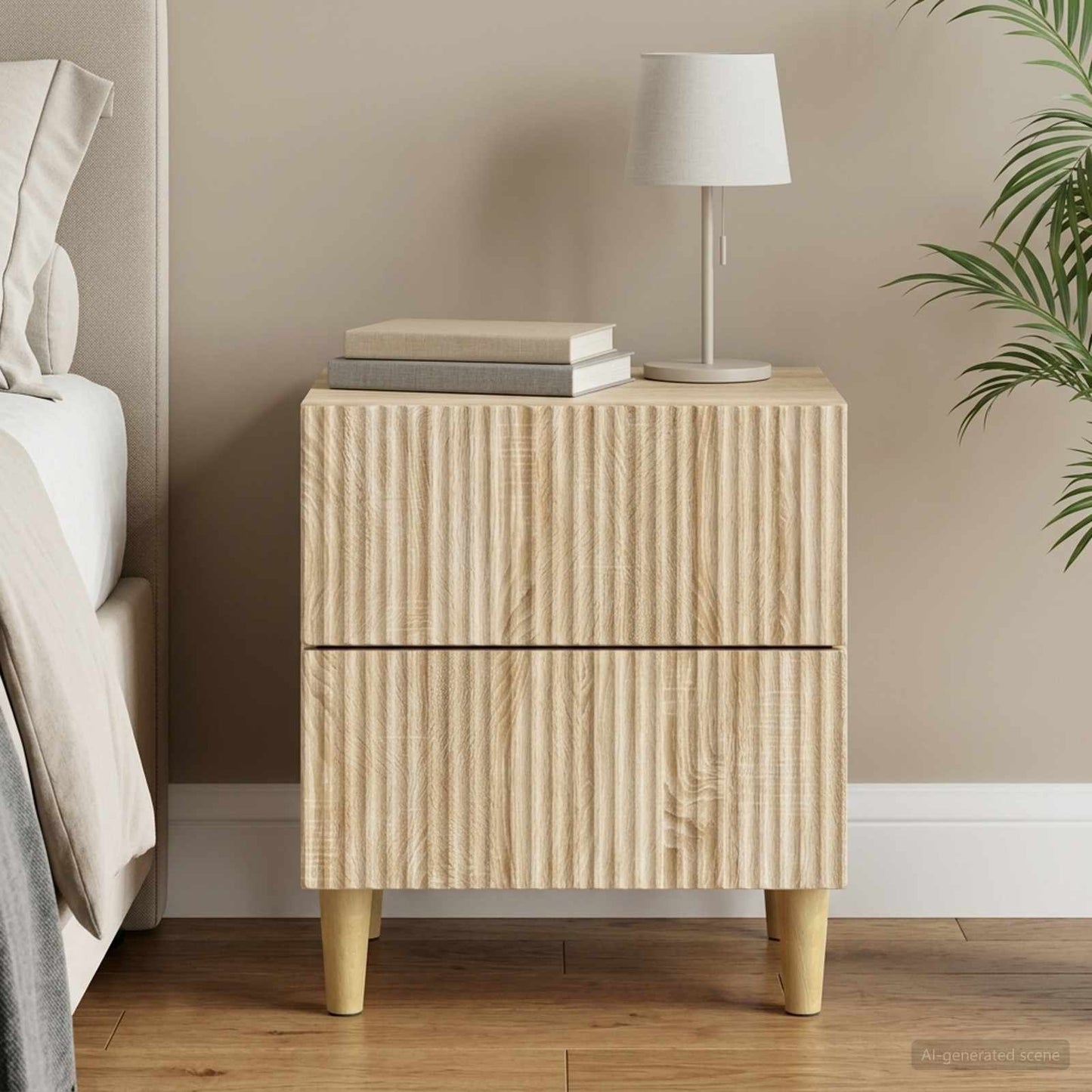 Armadio da Notte con cassetto Rovere Sonoma 43 x 34,5 x 48 cm | homemem39