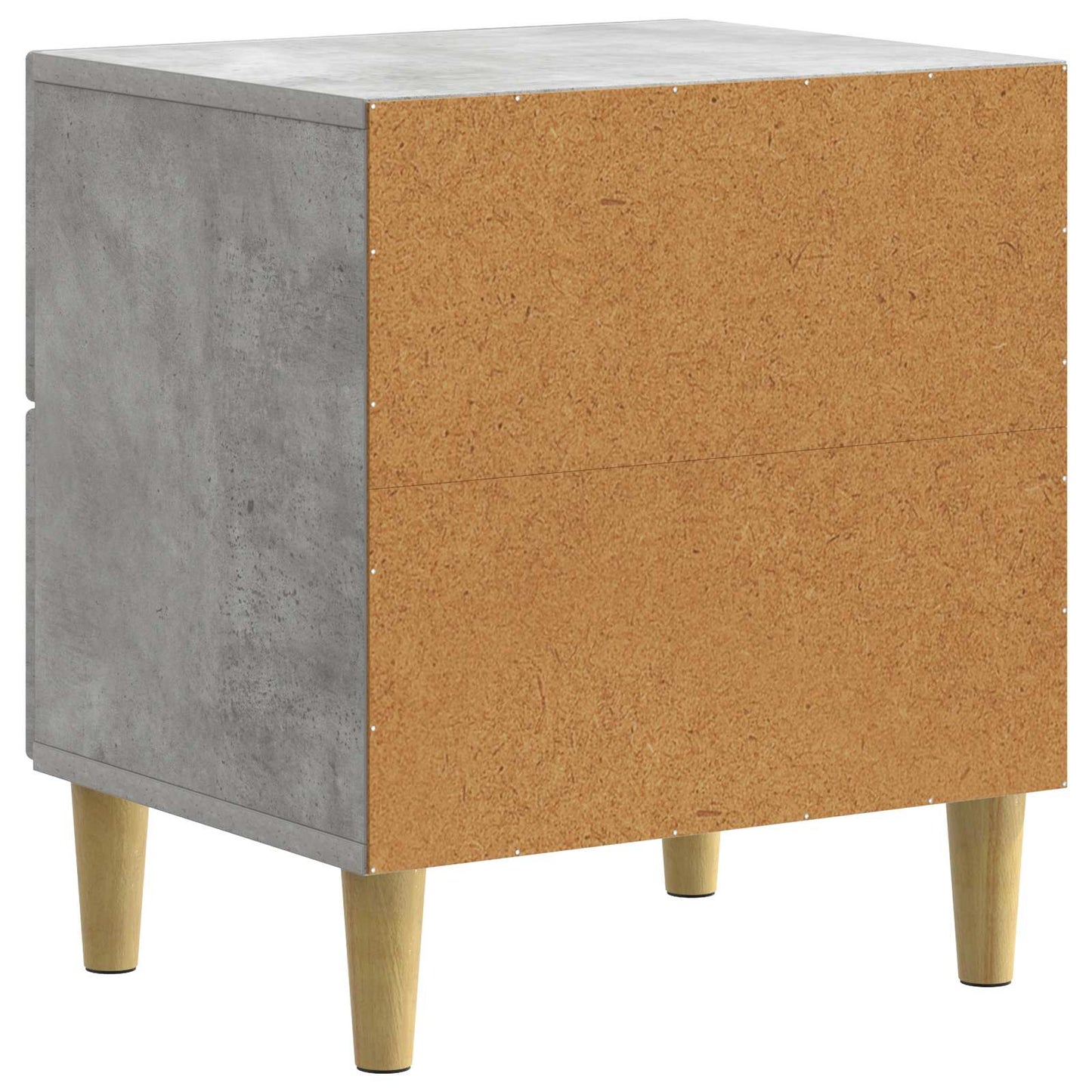 Armadio da Notte con cassetto Grigio Cemento 43 x 34,5 x 48 cm | homemem39