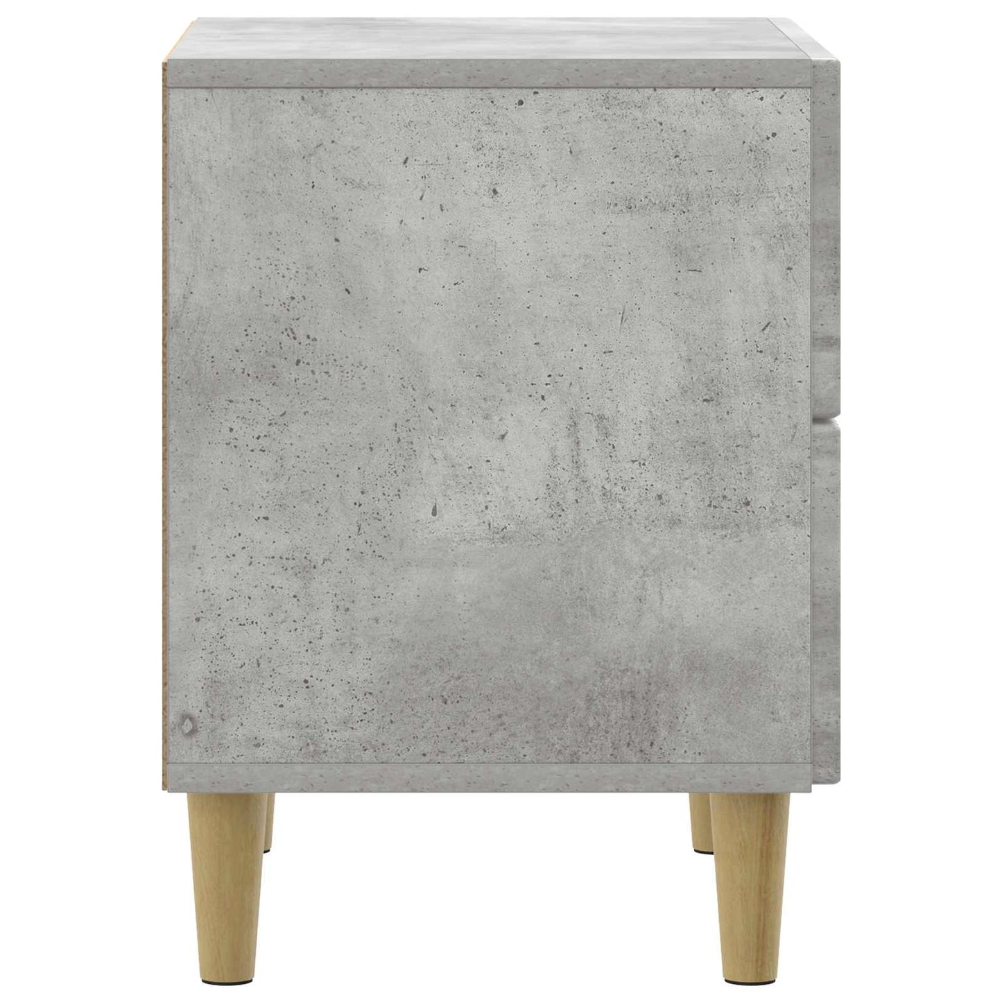 Armadio da Notte con cassetto Grigio Cemento 43 x 34,5 x 48 cm | homemem39