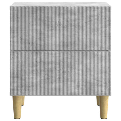 Armadio da Notte 2 pcs Grigio Cemento 43 x 34,5 x 48 cm | homemem39