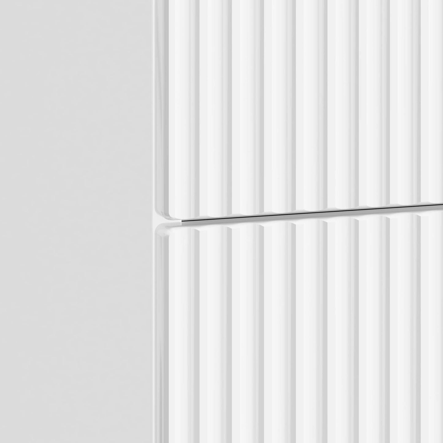 Armadio da Notte 2 pcs Bianco Lucido 43 x 34,5 x 48 cm | homemem39