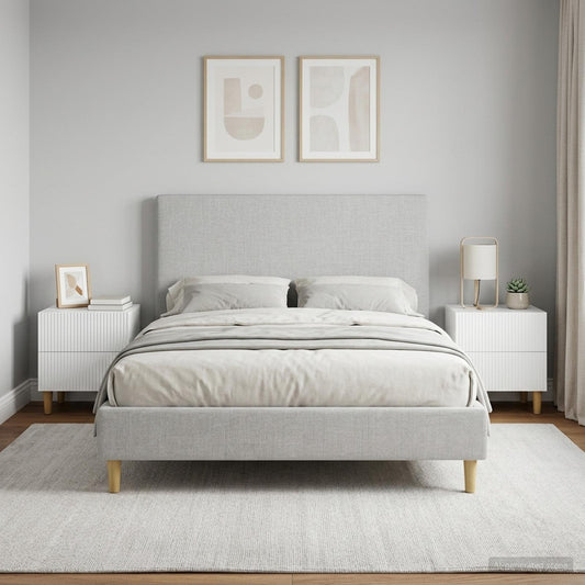 Armadio da Notte 2 pcs Bianco Lucido 43 x 34,5 x 48 cm