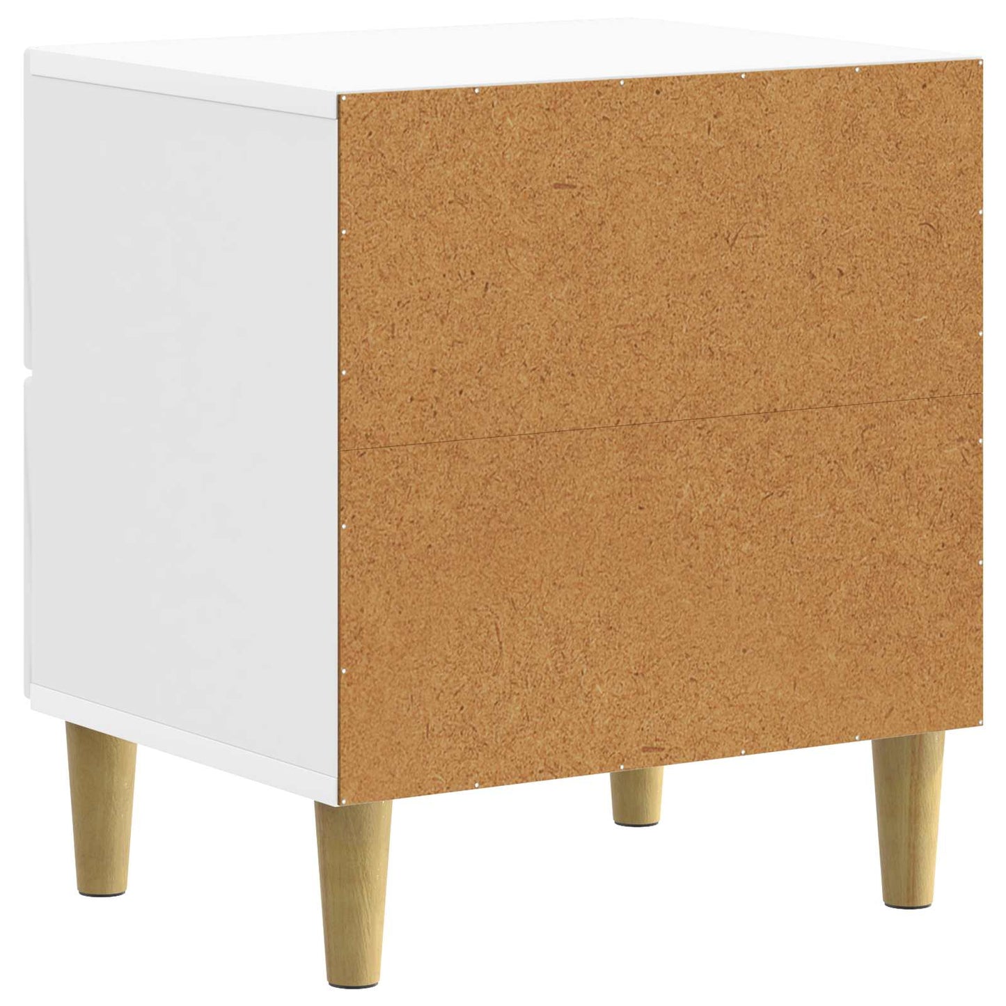 Armadio da Notte 2 pcs Bianco Lucido 43 x 34,5 x 48 cm | homemem39
