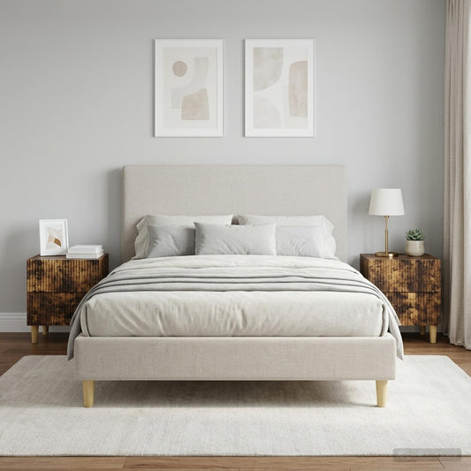 Armadio da Notte 2 pz Rovere Fumo 43 x 34,5 x 48 cm