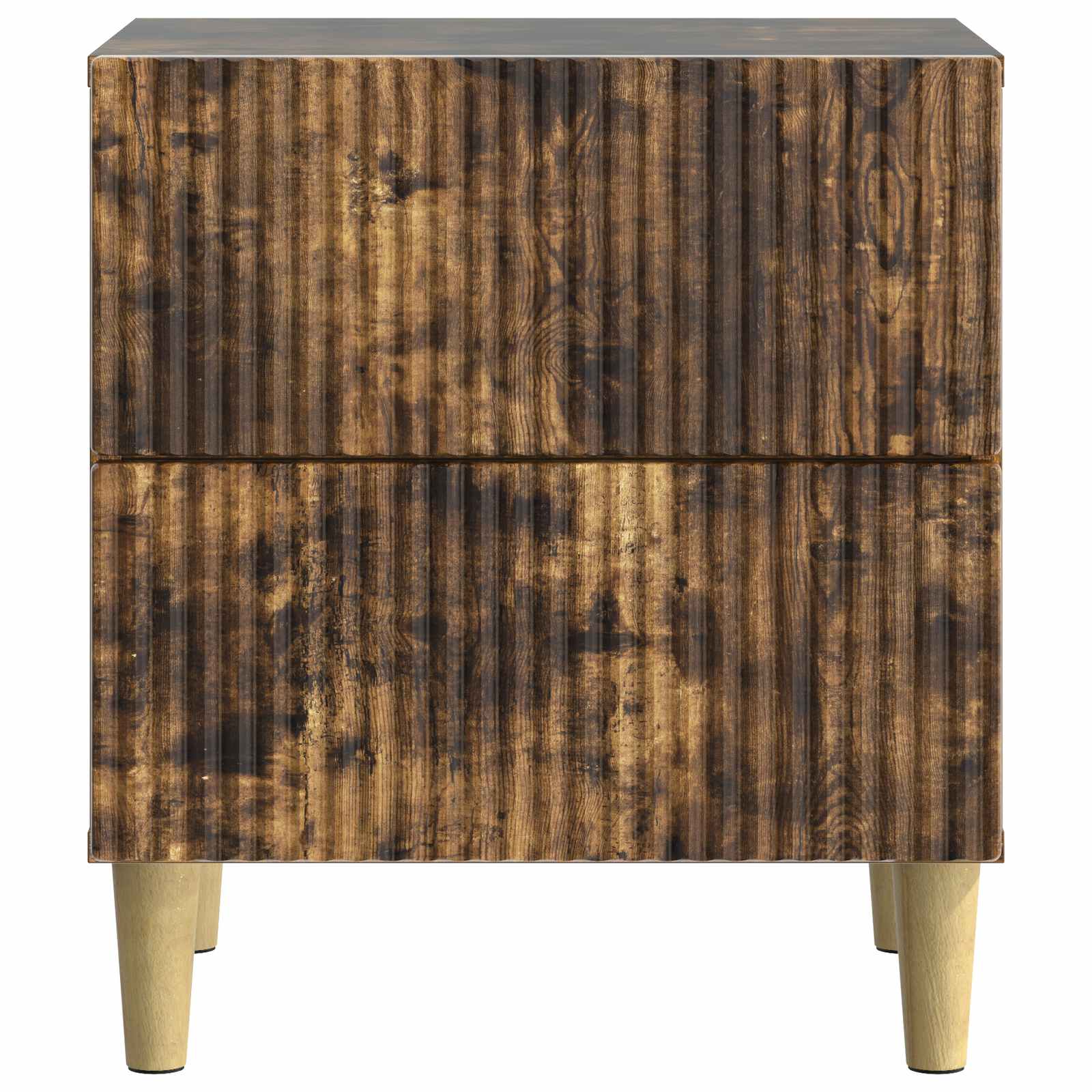 Armadio da Notte 2 pcs Rovere Fumo 43 x 34,5 x 48 cm | homemem39