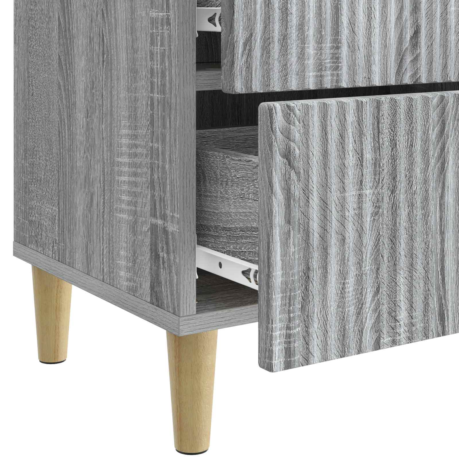 Armadio da Notte Grigio Sonoma 43 x 34,5 x 48 cm | homemem39