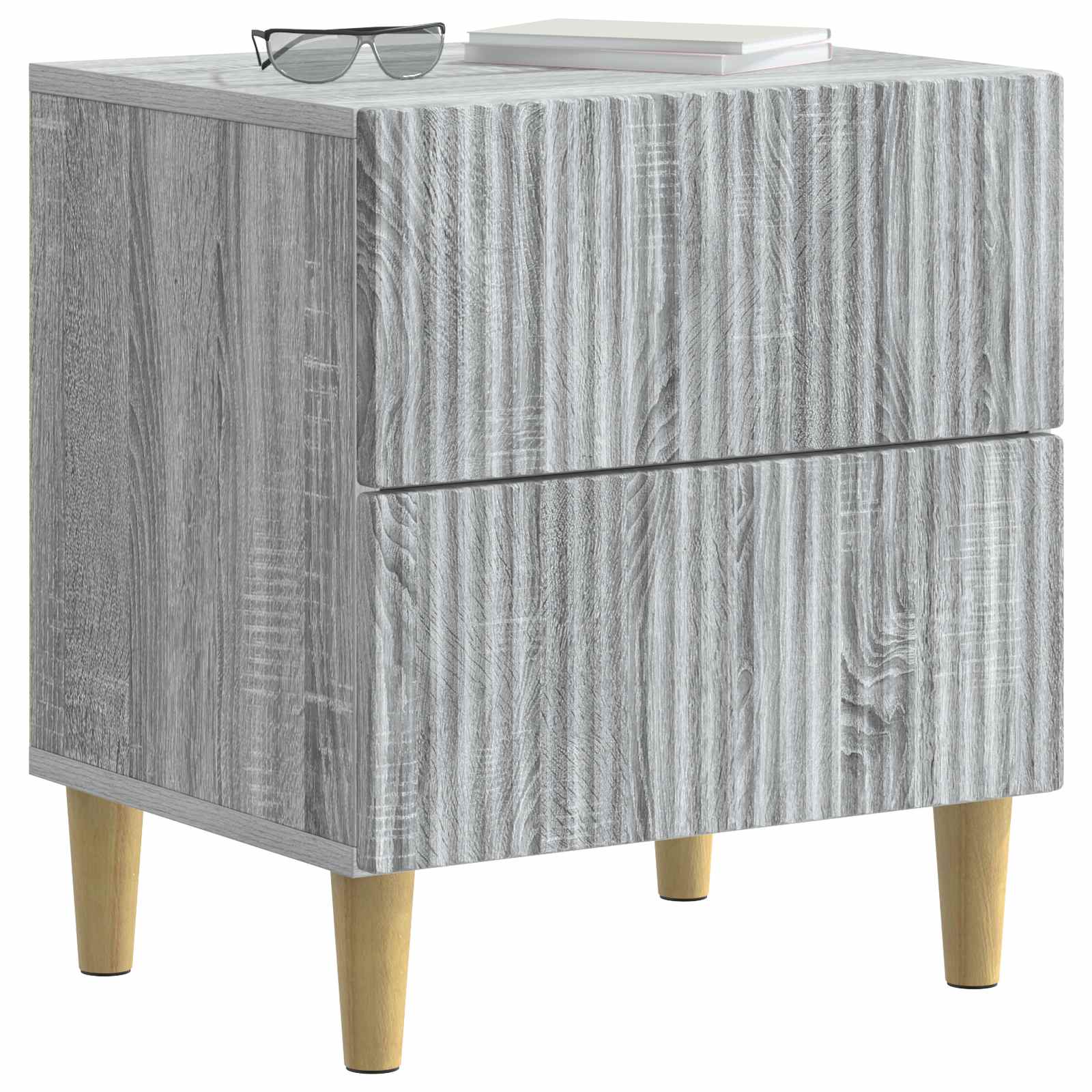Armadio da Notte Grigio Sonoma 43 x 34,5 x 48 cm | homemem39