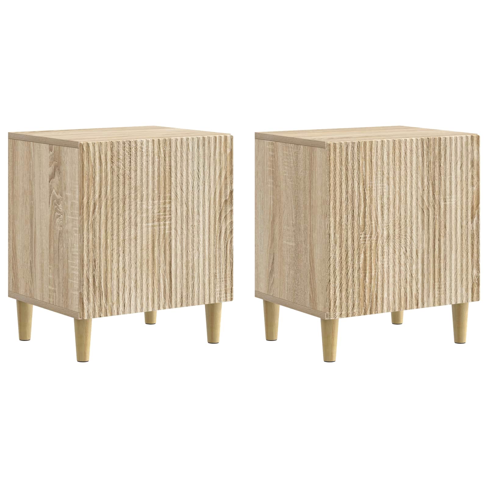 Armadio da Notte 2 pcs Rovere Sonoma 43 x 34,5 x 50 cm | homemem39