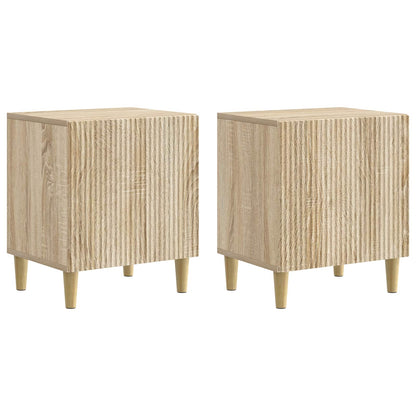 Armadio da Notte 2 pcs Rovere Sonoma 43 x 34,5 x 50 cm | homemem39