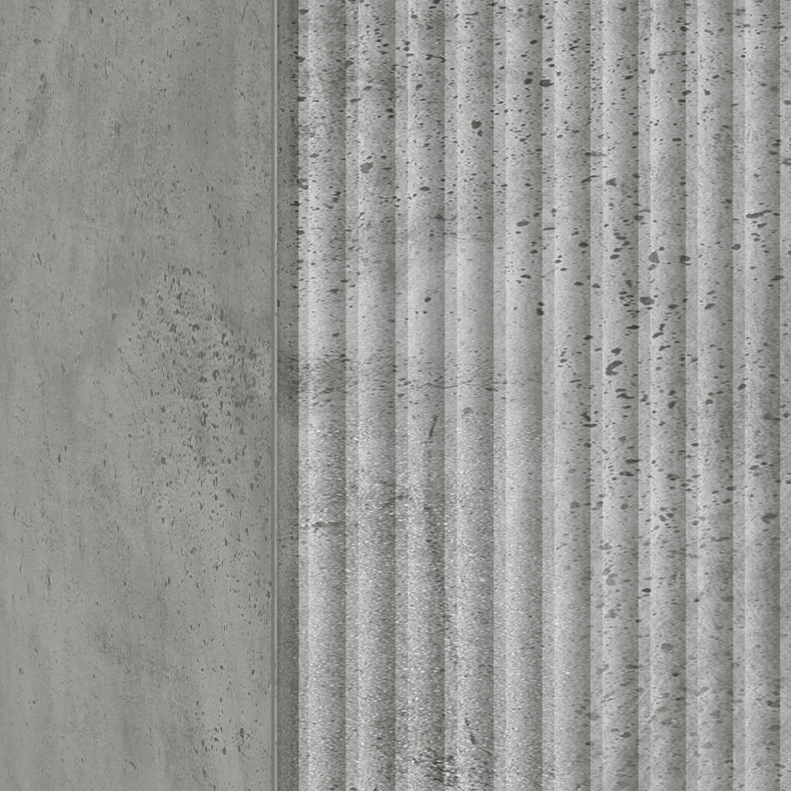 Armadio da Notte Grigio Cemento 43 x 34,5 x 50 cm | homemem39