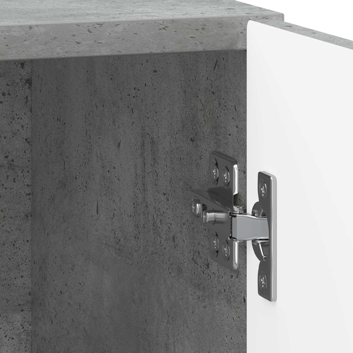Armadio da Notte Grigio Cemento 43 x 34,5 x 50 cm | homemem39
