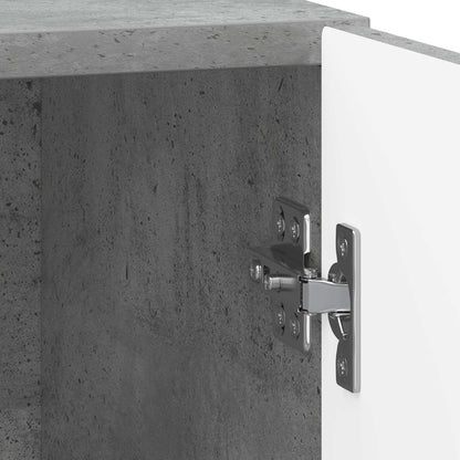 Armadio da Notte Grigio Cemento 43 x 34,5 x 50 cm | homemem39