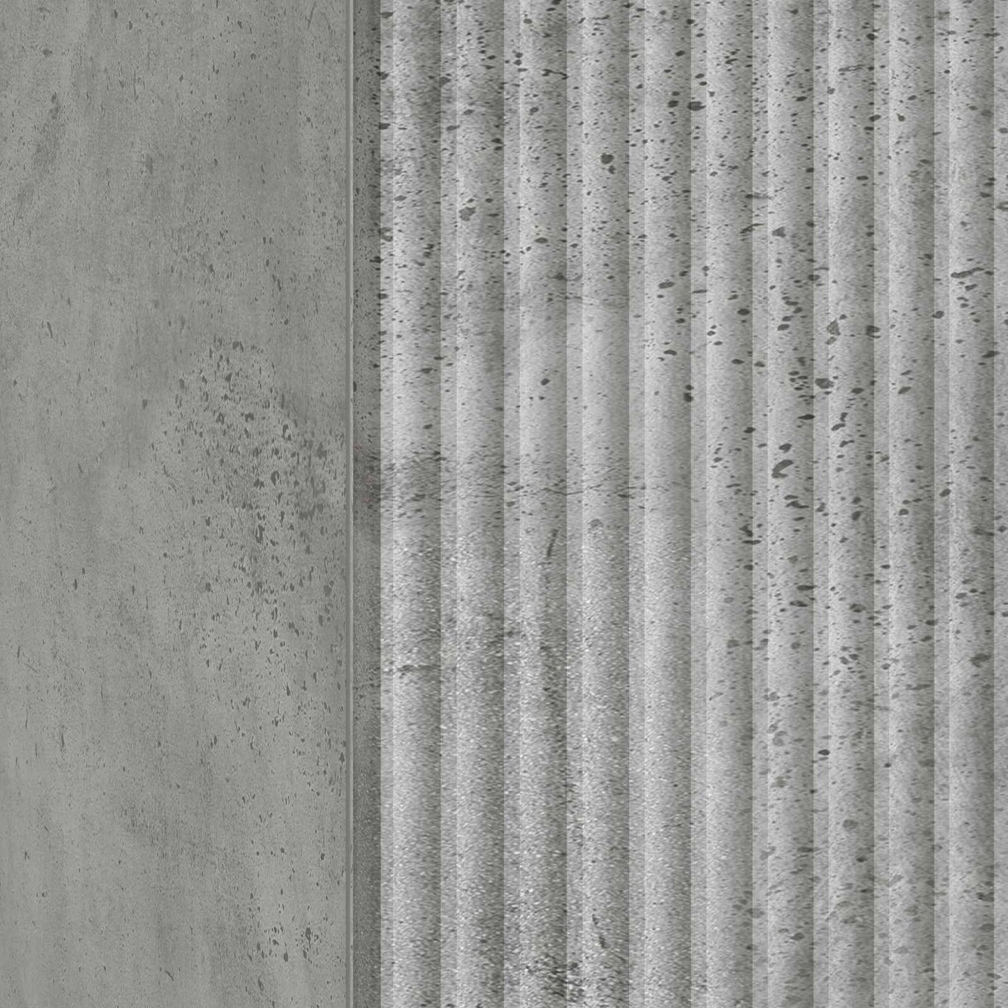 Armadio da Notte 2 pcs Grigio Cemento 43 x 34,5 x 50 cm | homemem39