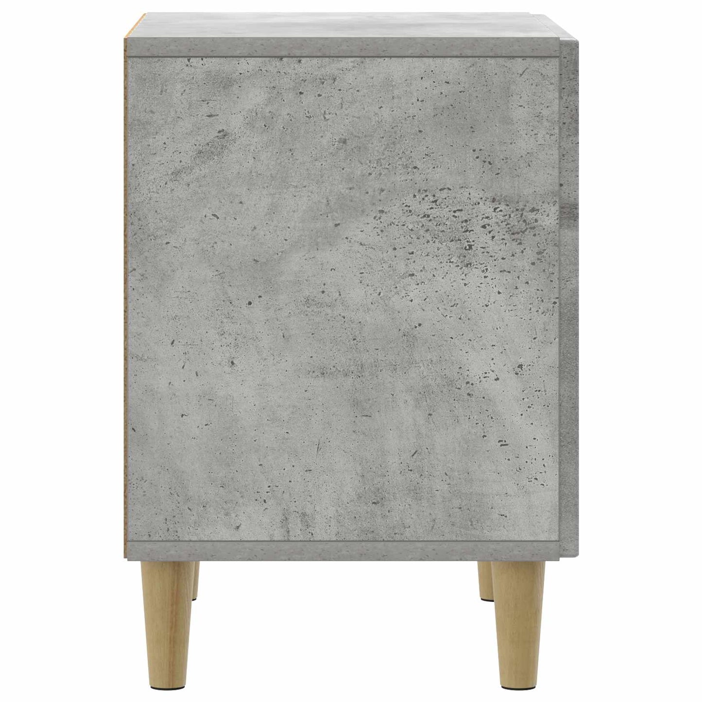 Armadio da Notte 2 pcs Grigio Cemento 43 x 34,5 x 50 cm | homemem39