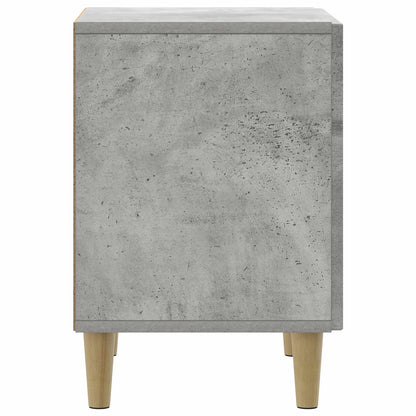 Armadio da Notte 2 pcs Grigio Cemento 43 x 34,5 x 50 cm | homemem39