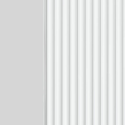 Armadio da Notte Bianco Lucido 43 x 34,5 x 50 cm | homemem39