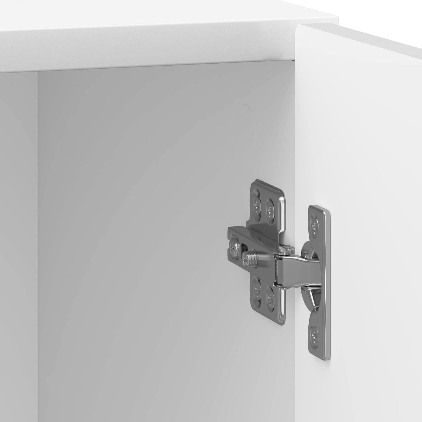 Armadio da Notte Bianco Lucido 43 x 34,5 x 50 cm | homemem39