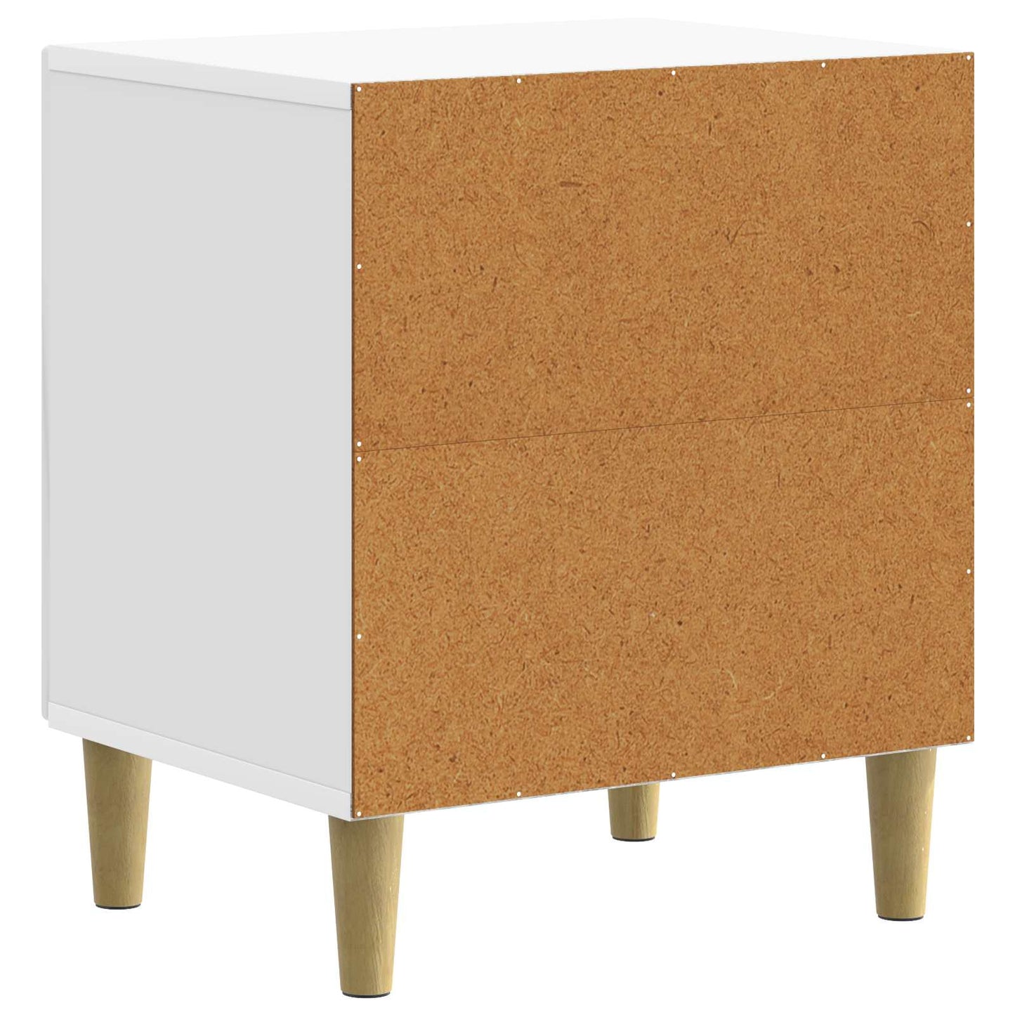 Armadio da Notte Bianco Lucido 43 x 34,5 x 50 cm | homemem39