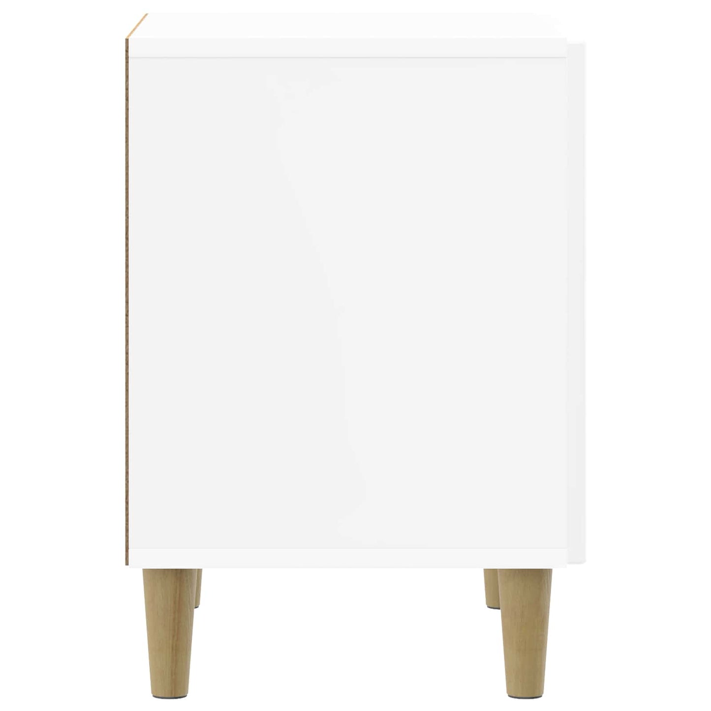 Armadio da Notte 2 pcs Bianco Lucido 43 x 34,5 x 50 cm | homemem39