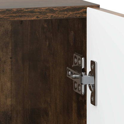 Armadio da Notte Rovere Fumo 43 x 34,5 x 50 cm | homemem39