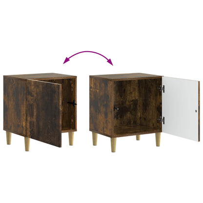 Armadio da Notte Rovere Fumo 43 x 34,5 x 50 cm | homemem39