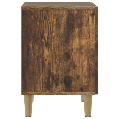 Armadio da Notte Rovere Fumo 43 x 34,5 x 50 cm | homemem39