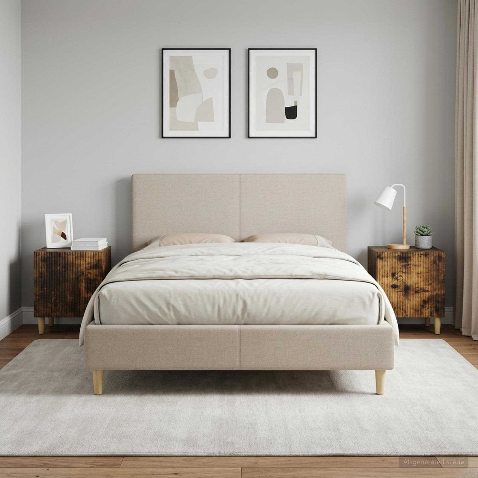 Armadio da Notte 2 pcs Rovere Fumo 43 x 34,5 x 50 cm | homemem39