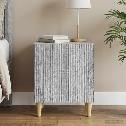 Armadio da Notte Grigio Sonoma 43 x 34,5 x 50 cm | homemem39