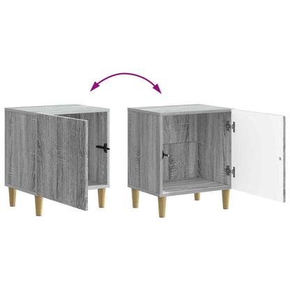Armadio da Notte Grigio Sonoma 43 x 34,5 x 50 cm | homemem39