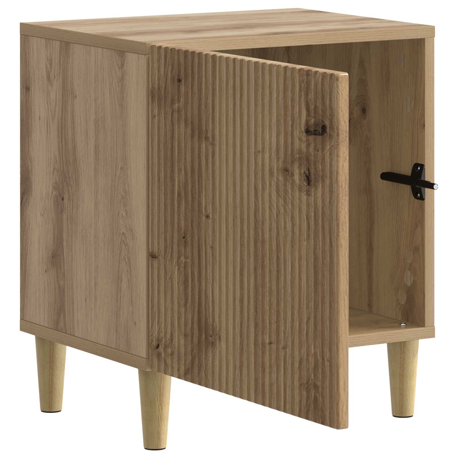 Armadio da Notte Rovere Artigianale 43 x 34,5 x 50 cm | homemem39