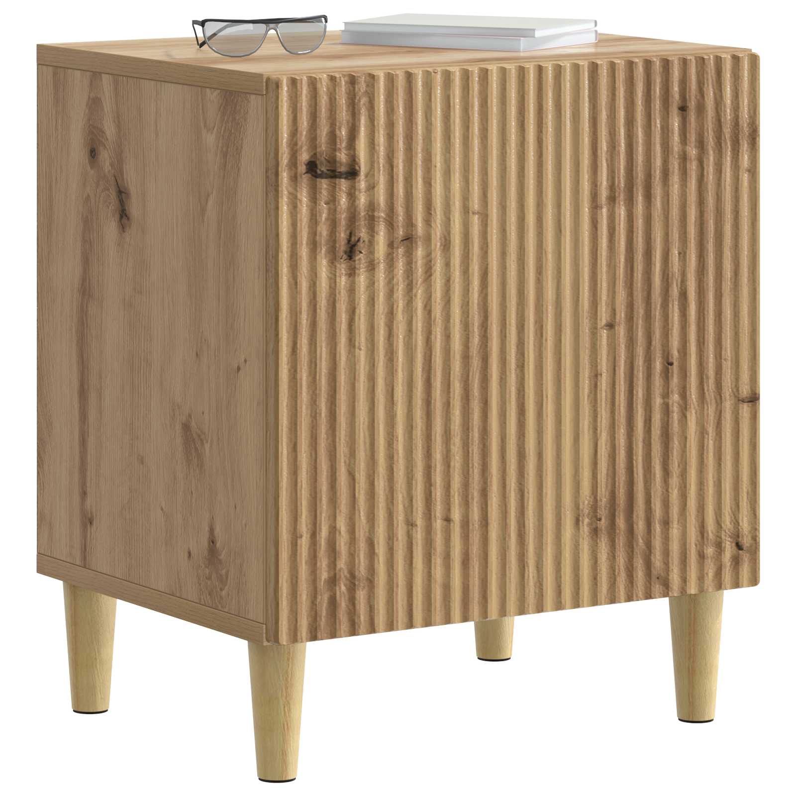Armadio da Notte Rovere Artigianale 43 x 34,5 x 50 cm | homemem39